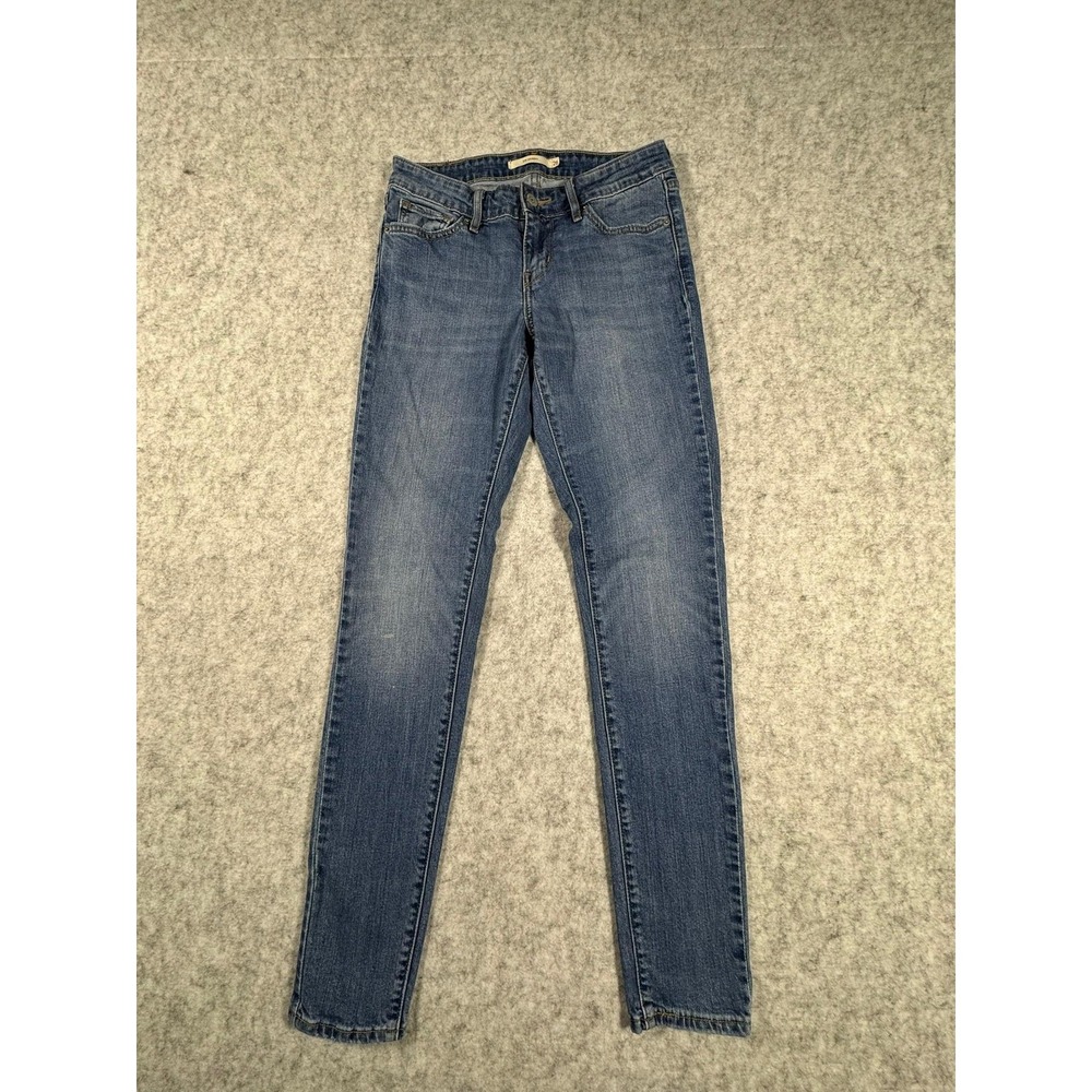 Levis‎ 711 Skinny Jeans Womens 26 Blue Medium Wash Mid Rise Stretch Denim 18881